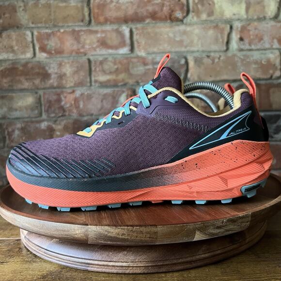 Altra Shoes - Altra Experience Wild 2 Womens 11 Max Cushion Trail Running Shoes Maroon